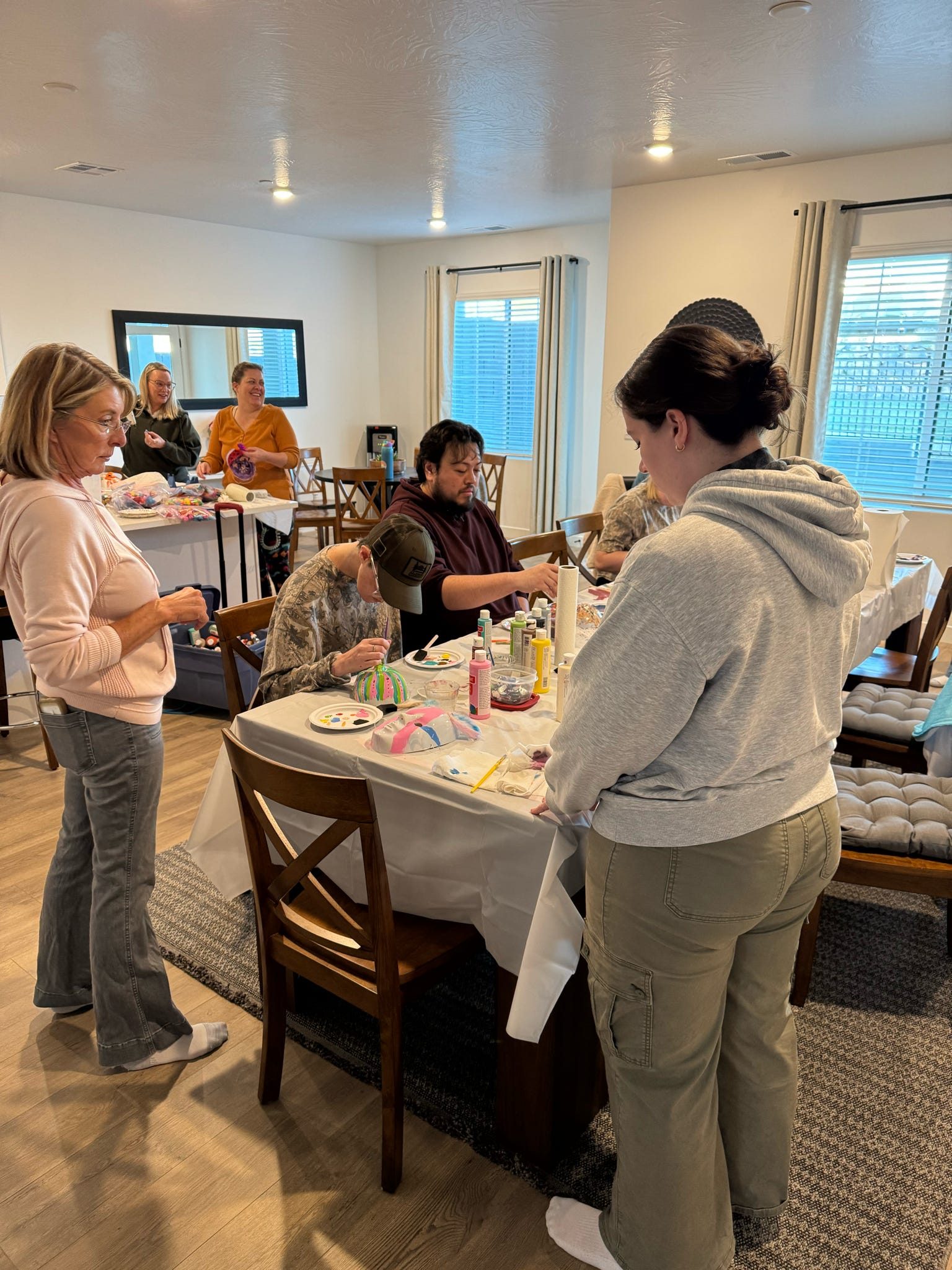 Group community healing experience at The Bridge Health Recovery Center, New Harmony Utah — 21-day wellness retreat