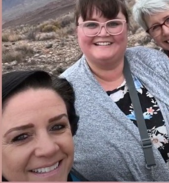 Gina with a friend