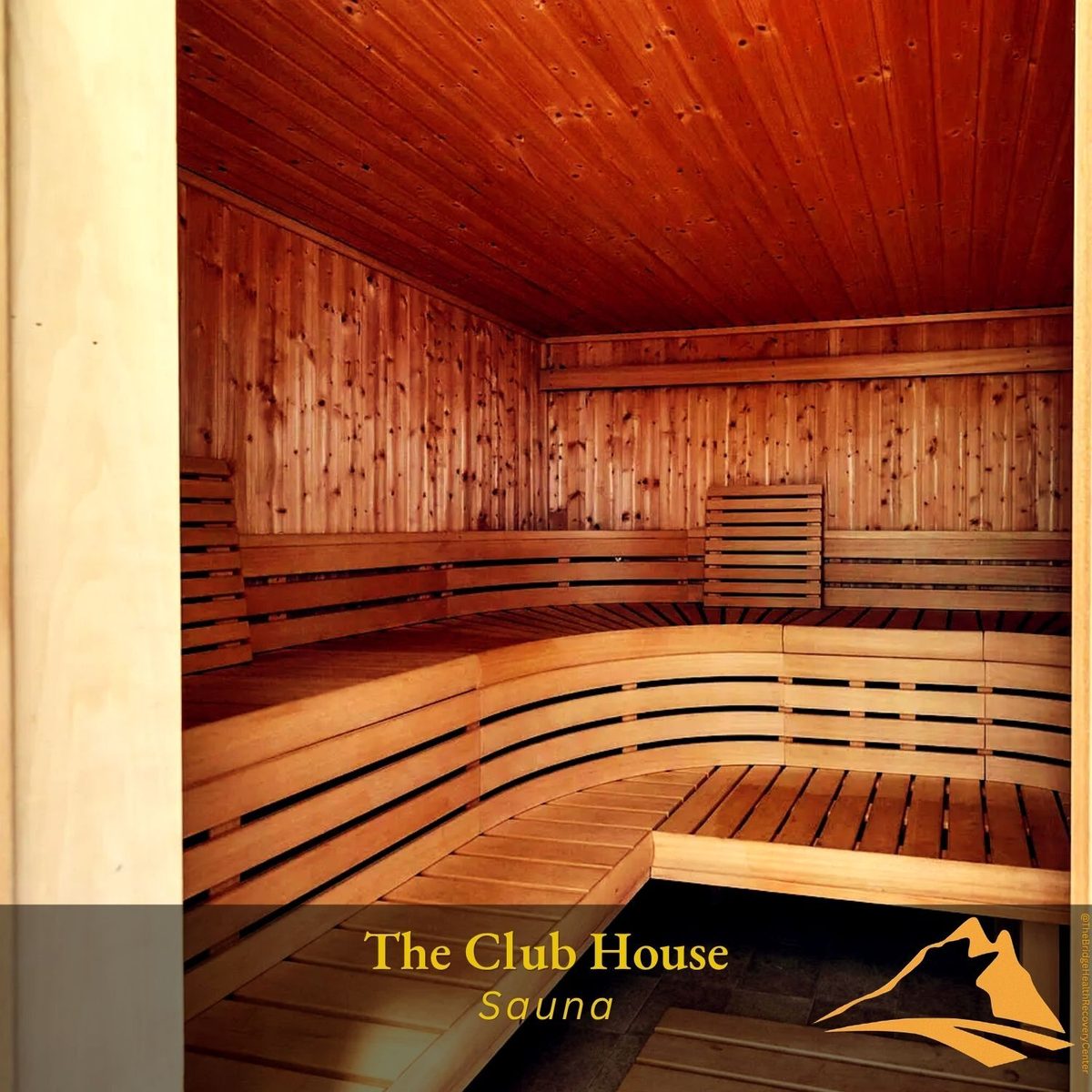 Cedar sauna for relaxation and detox — The Bridge Club House